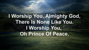 I Worship You Almighty God