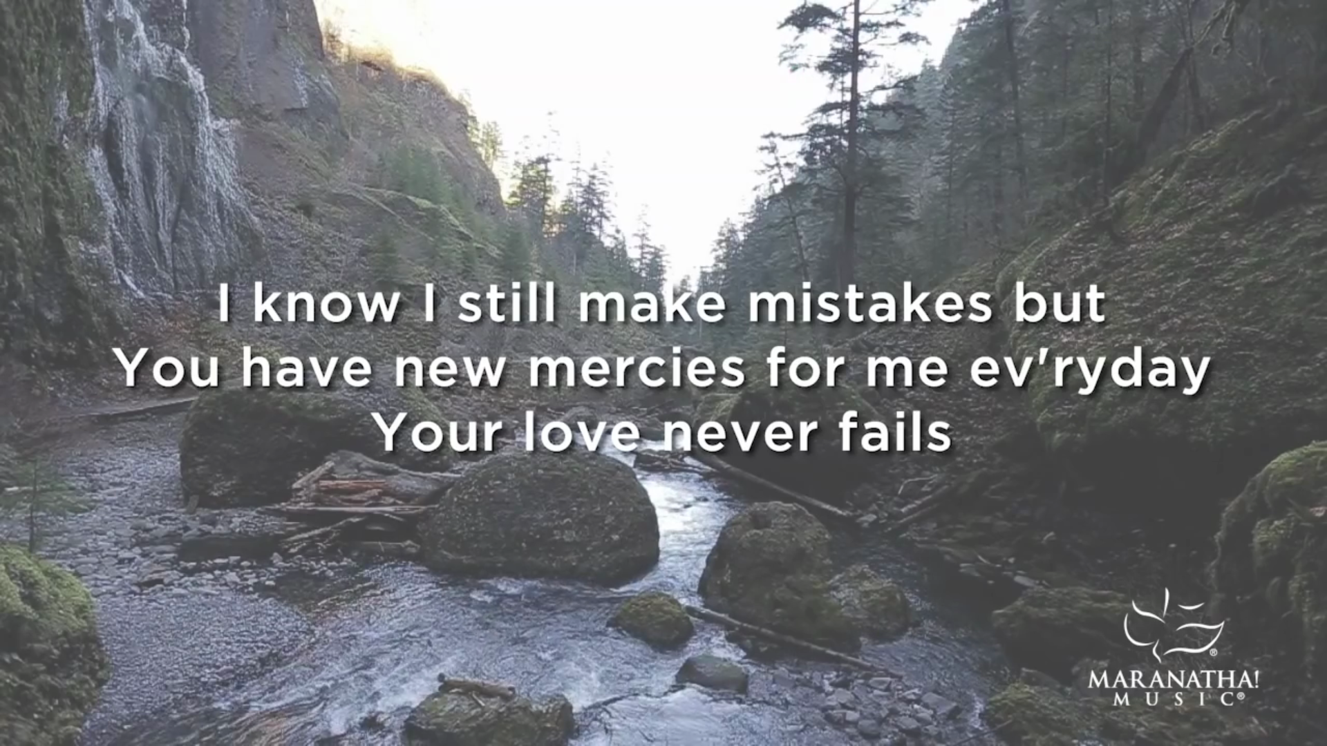 Your Love Never Fails